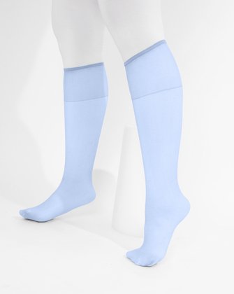 baby blue knee high socks