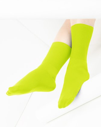 Neon Yellow Womens Socks | We Love Colors