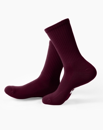Maroon Womens Socks | We Love Colors
