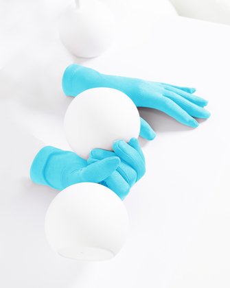 Neon Blue Kids Gloves | We Love Colors