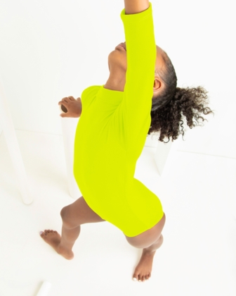 Neon Yellow Kids Dancewear | We Love Colors