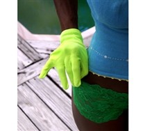 Colored Solid Color Nylon Gloves