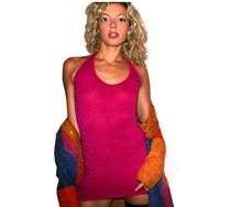 Colorful Solid Color Halter Dress