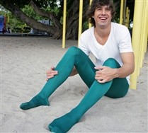 Colored Mens Performance Tights